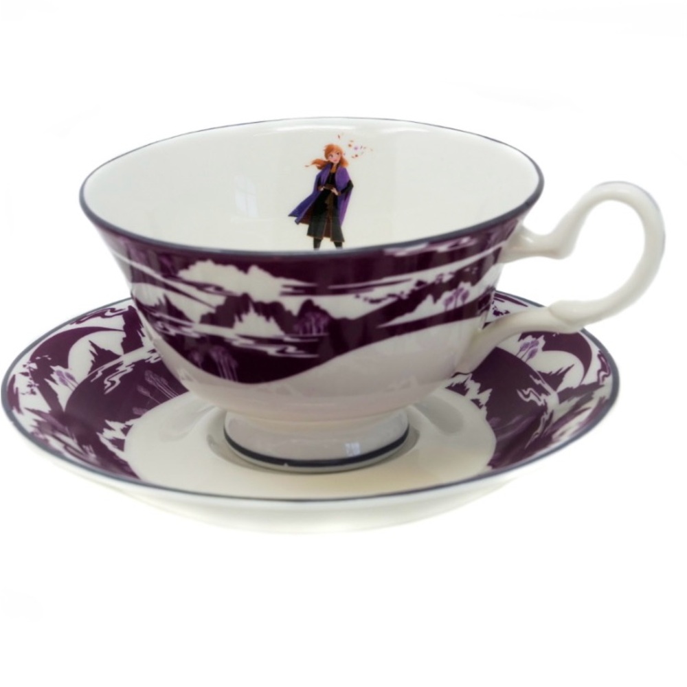 NIB English Ladies Co. Disney Frozen Anna Teacup& Saucer/dessert plate bundle